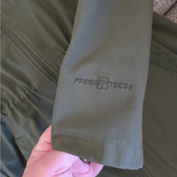 Olive Utility Jacket with Hood - Picture 3 of 5